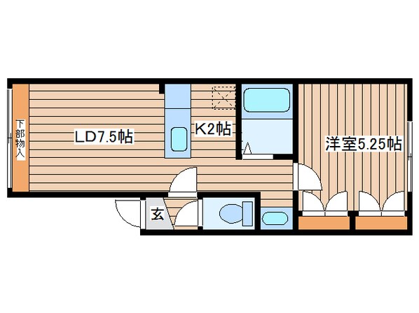 ソシアルの物件間取画像